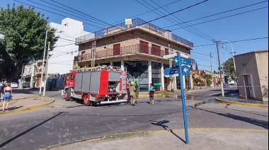 Explosión frente al vacunatorio del Club San Martín