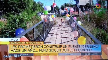 "Festejan el cumpleaños" a un año de la caída del puente