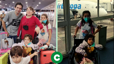 Emily ya está en vuelo a Barcelona