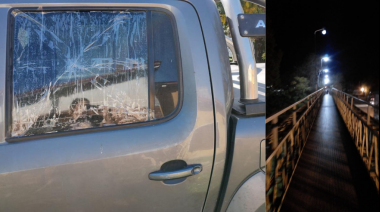 El puente del terror: Tiran piedras para luego robar a los conductores de los vehículos