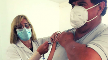 Operativo de vacunación antigripal de PAMI