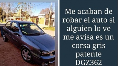 Robo de un auto en San Esteban