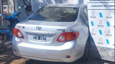Realizaba la verificación policial del auto y fue demorado