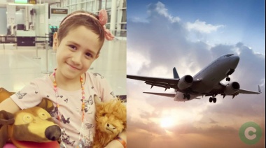 La vuelta a casa: Emily y su familia vuelan a Buenos Aires