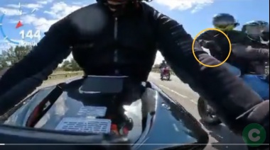 De Terror: Escapó de los motochorros a mas de 250km/h