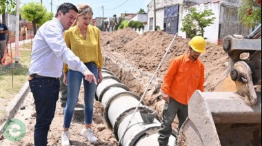 Fassi recorrió obras junto a Nardini