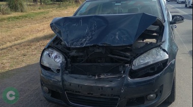 Insólito accidente en la Ruta 205