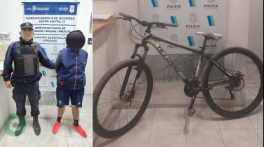 Intentaba vender una bicicleta robada y lo atraparon