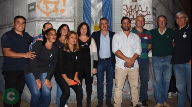 Milei lanzó su campaña en Cañuelas : Augusto y Olveira inauguraron un local partidario