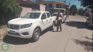 Recuperan camioneta robada en zona rural