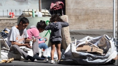 La pobreza superó el 57% de la población en enero