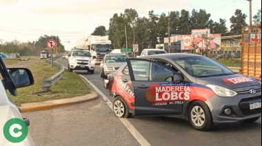 Choque en la Ruta 205: Habría intentado esquivar un perro