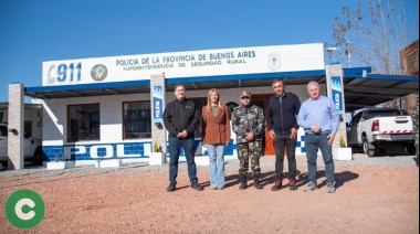 El ministro de seguridad bonaerense estuvo en Cañuelas