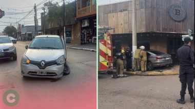 Tremendo accidente: Una joven fue rescatada por los bomberos