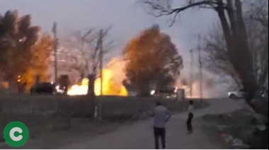 Caída de cables, incendio y miles de usuarios sin luz
