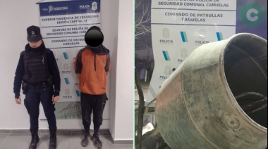 Tenía pedido de captura y fue atrapado por robar una mezcladora