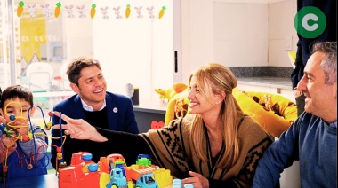 Kicillof en Cañuelas: Inauguró un el primer centro de desarrollo infantil de la ciudad