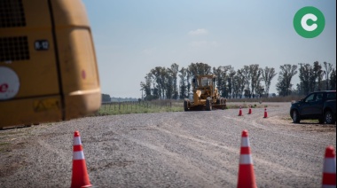 Retoman la pavimentación del Camino del 72