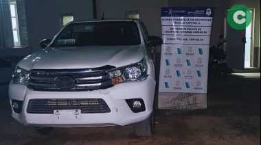 Recuperan en Cañuelas una camioneta que había sido robada en Luján