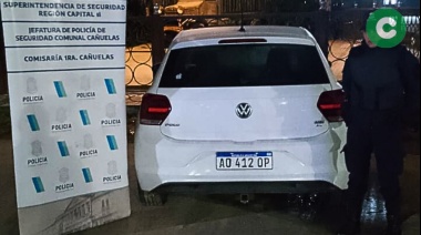Recuperan en Cañuelas un auto robado en Monte Grande