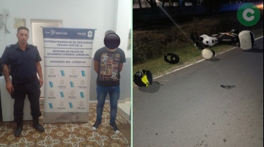 Cayó el cómplice del motochorro