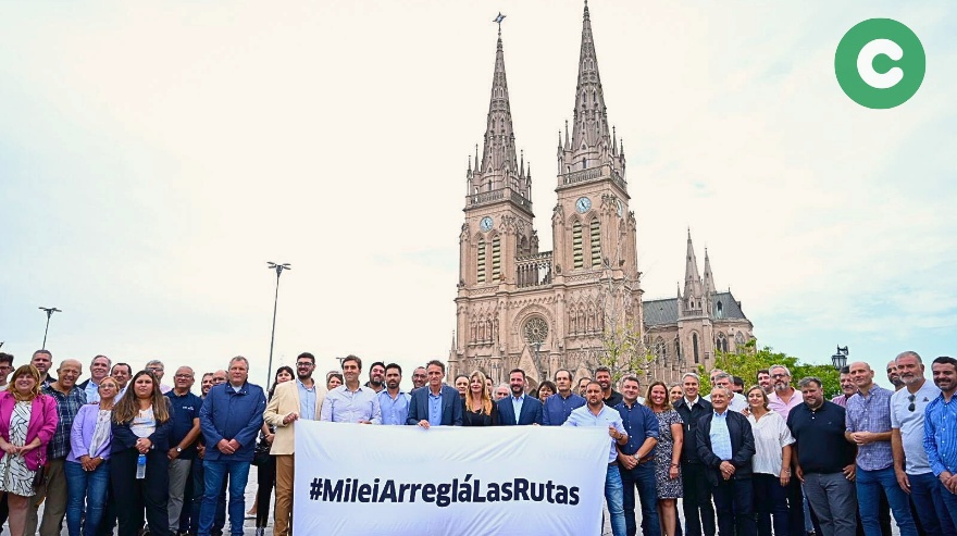 Desde Luján, Intendentes le reclamaron a Milei por el estado de las rutas nacionales