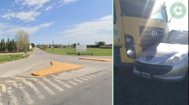 Impactante choque en Ruta 3 y Pellegrini