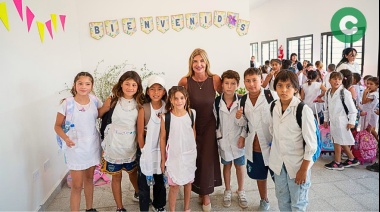 Marisa Fassi inauguró la Escuela Primaria N° 35 en Máximo Paz Oeste