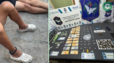 Tenía prisión domiciliaria y vendía droga desde la casa