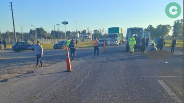 Accidente fatal en la Ruta 205: Murieron dos personas que circulaban en moto