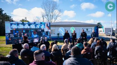 Inauguran el centro de prevención rural junto al Ministro de Seguridad de la provincia