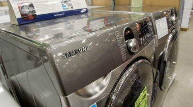Samsung fabrica 400 lavarropas diarios en Cañuelas‏