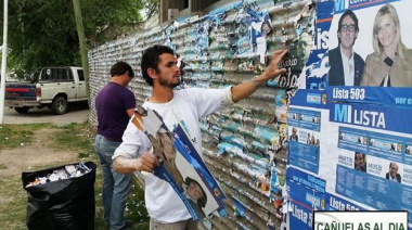Limpieza de calles luego de las elecciones