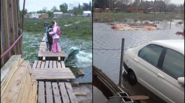 En las últimas inundaciones perdieron todo y aún nadie se acercó a ayudarlos