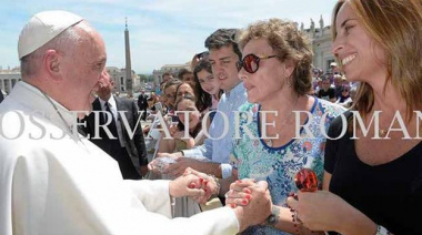 Cañuelenses junto al Papa Francisco