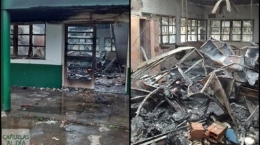 Terrible incendio en una escuela de Santa Rosa