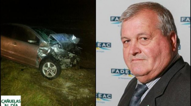 Muere en un accidente de tránsito el Presidente del Centro de Transportistas de Cañuelas