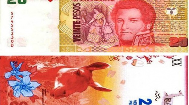 Nuevo billete de 20 pesos  