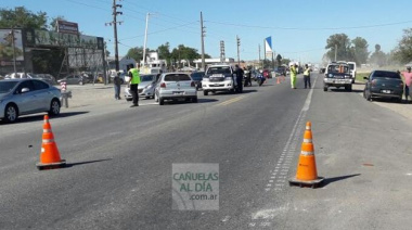Accidente en el cruce de Uruguay y la Ruta 205