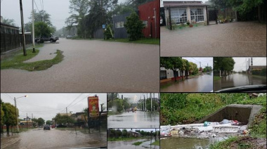 #TemporalEnCañuelas: Calles inundadas y vecinos en Alerta 