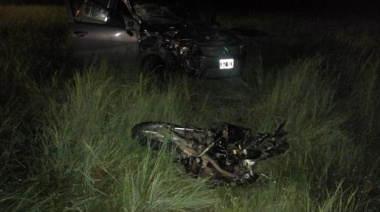 Accidente fatal: Murió un motociclista de 31 años