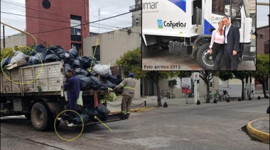 Camión de residuos en pésimas condiciones recorre la ciudad