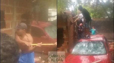 Tensión en Máximo Paz: Tras prender fuego la casa donde vivía Bianca, los vecinos demolieron la casa 