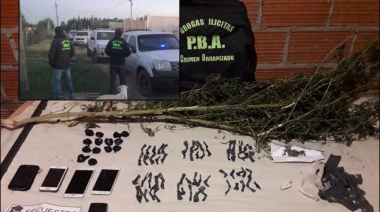Operativo antidroga en Máximo Paz  