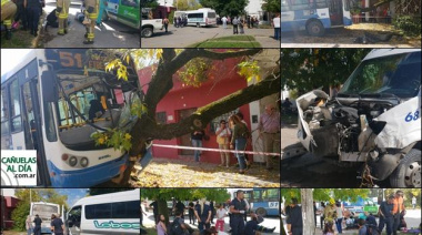 Accidente en 25 de Mayo y San Vicente