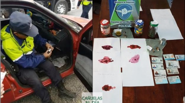 Cuatro policías de Cañuelas fueron detenidos con drogas en San Miguel del Monte 