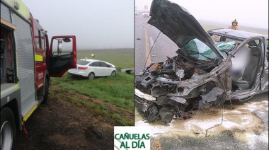 Niebla fatal: Un muerto y varios heridos en un accidente sobre la Ruta 205