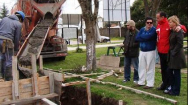 Avanza la obra de agua potable en Vicente Casares