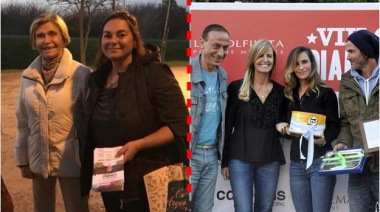 ¿Grieta en el Polo?: La madre de Cambiaso repartiendo boletas de Mac Goey