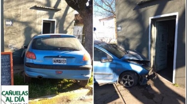 Insólito: Dobló y se incrustó contra una peluquería